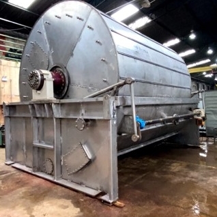 Fabricação Filtro Rotativo em material inox 316